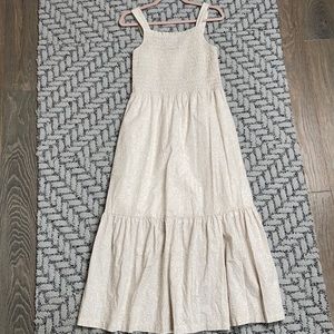 Everlane smocked dress sz 8